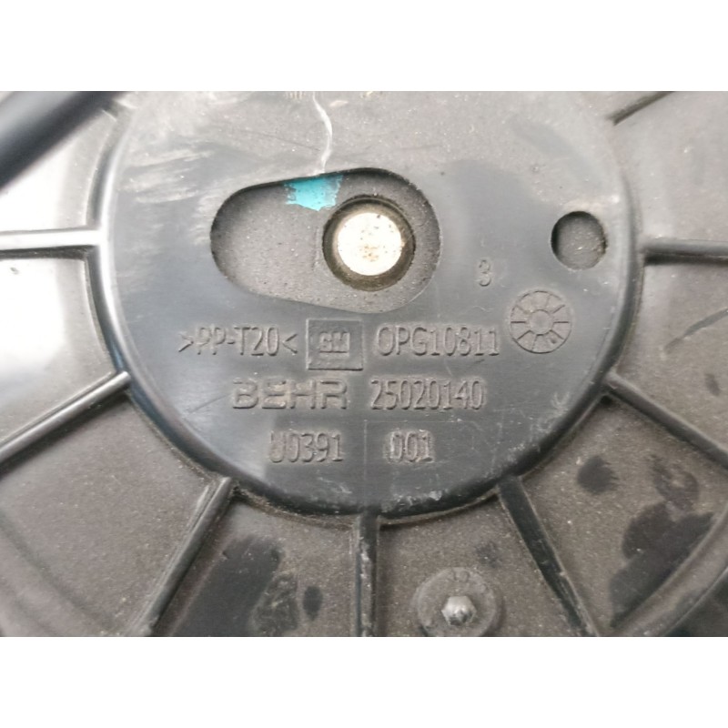 Recambio de motor calefaccion para opel zafira 2.0 cdti tourer 16v referencia OEM IAM U7253002CONRESISTENCIA  