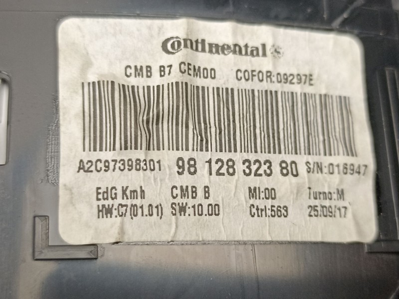 Recambio de cuadro instrumentos para citroën c4 ii (nc_) 1.6 bluehdi 100 referencia OEM IAM 9812832380  