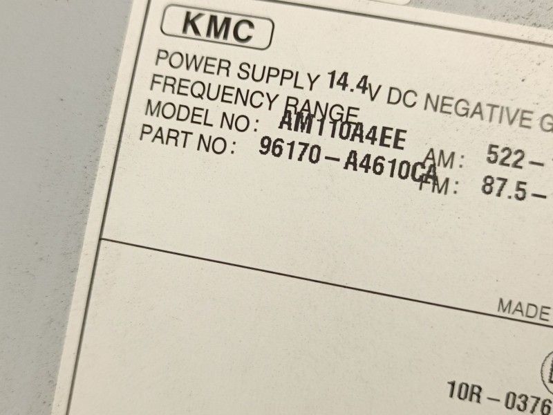 Recambio de radio cd/mp3 para kia carens iv 1.7 crdi referencia OEM IAM 96170A4610CA  