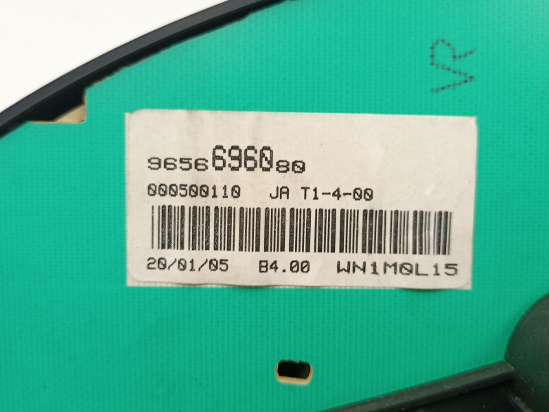 Recambio de cuadro instrumentos para peugeot 206 van 1.4 hdi referencia OEM IAM 9656696080  