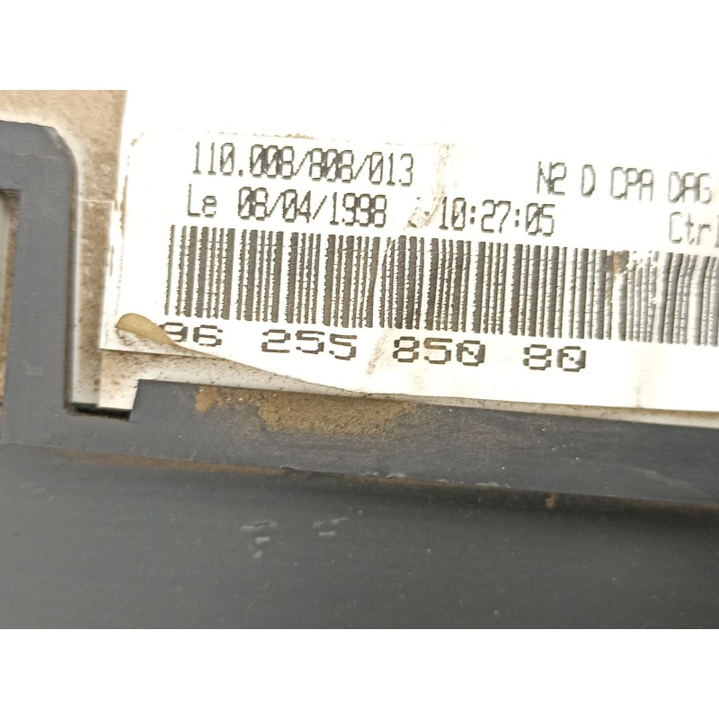 Recambio de cuadro instrumentos para peugeot 306 hatchback (7a, 7c, n3, n5) 1.9 d referencia OEM IAM 9625585080  