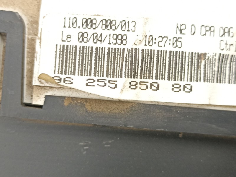 Recambio de cuadro instrumentos para peugeot 306 hatchback (7a, 7c, n3, n5) 1.9 d referencia OEM IAM 9625585080  