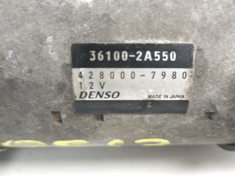 Recambio de motor arranque para kia carens iv 1.7 crdi referencia OEM IAM 361002A550 4280007980 