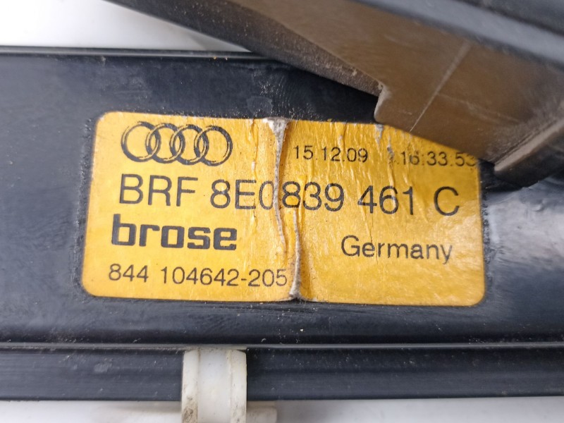 Recambio de elevalunas trasero izquierdo para seat exeo st (3r5) 2.0 tdi referencia OEM IAM 8E0839461C  8E0959801E