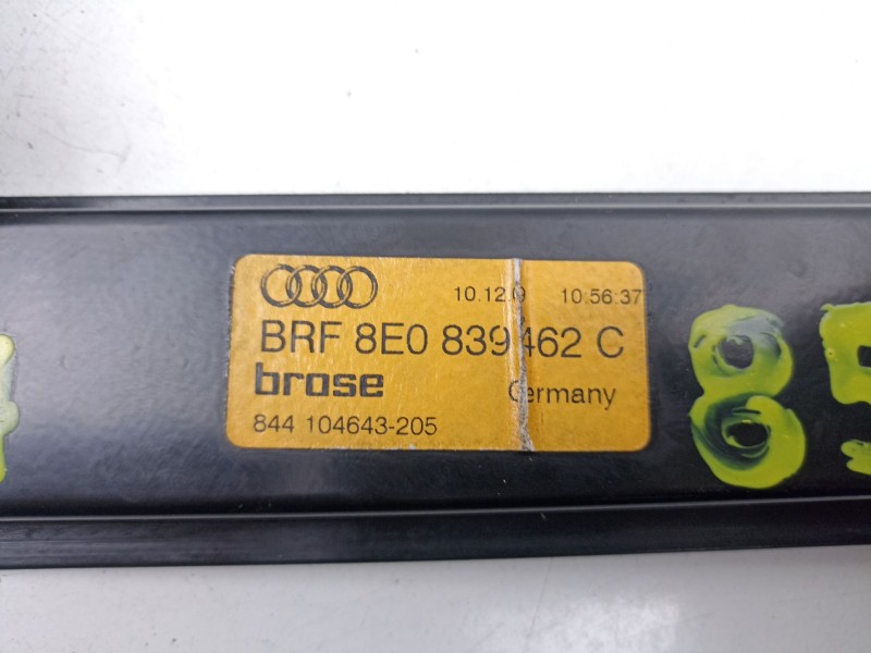 Recambio de elevalunas trasero derecho para seat exeo st (3r5) 2.0 tdi referencia OEM IAM 8E0839462C  8E0959802E