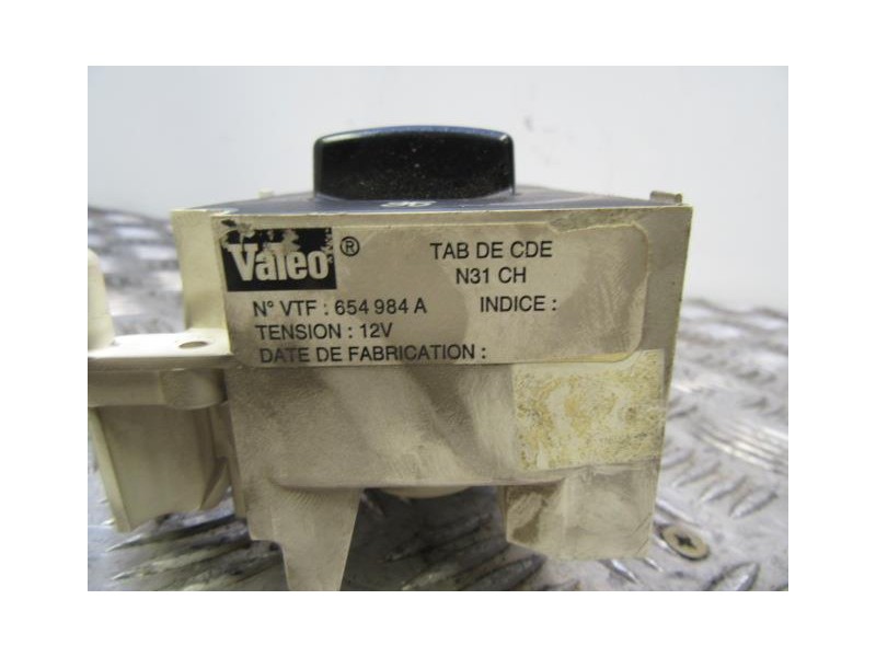 Recambio de mandos calefaccion : citroen berlingo : 1.9 d (69,34cv) [1998] para citroen berlingo 1.9 d referencia OEM IAM 654984