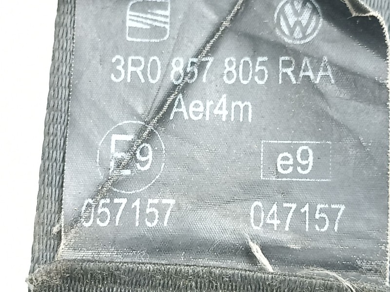 Recambio de cinturon seguridad trasero derecho para seat exeo st (3r5) 2.0 tdi referencia OEM IAM 3R0857805RAA  