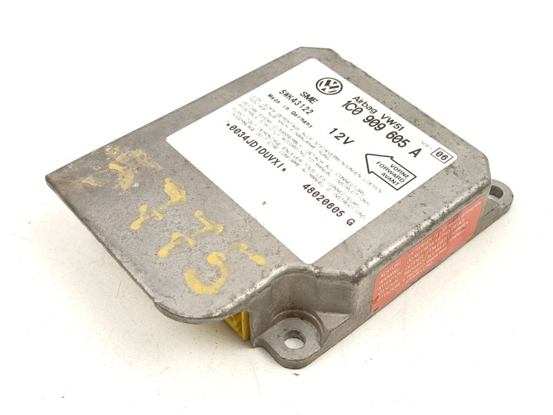 Recambio de centralita airbag para volkswagen golf 1.6 g referencia OEM IAM 1C0909605A 5WK43122 
