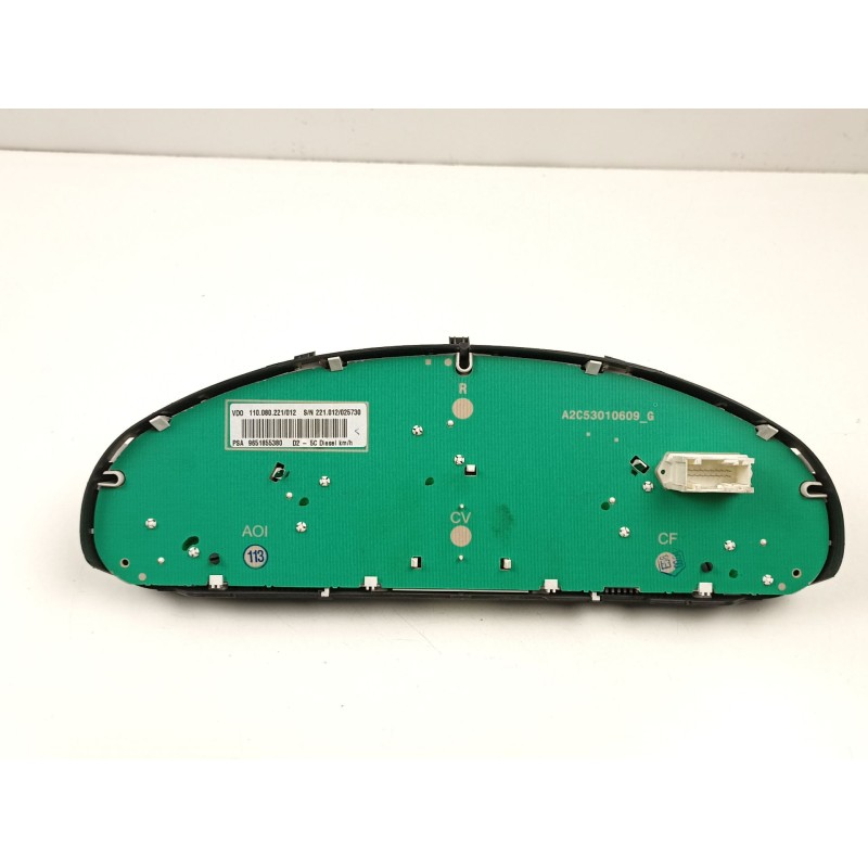 Recambio de cuadro instrumentos para peugeot 407 2.0 16v hdi cat (rhr / dw10bted4) referencia OEM IAM 9651855380 110080221012 
