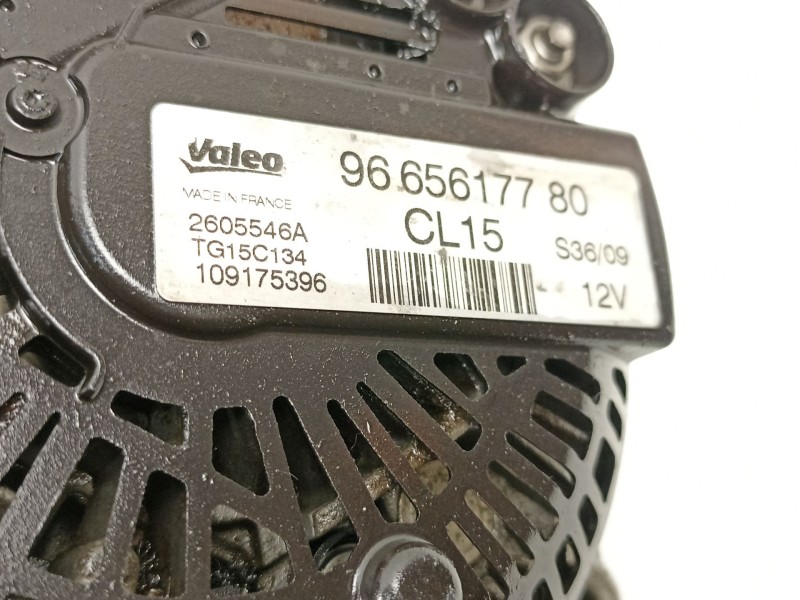 Recambio de alternador para citroën c4 i sedán 1.6 hdi referencia OEM IAM 9665617780 TG15C134 