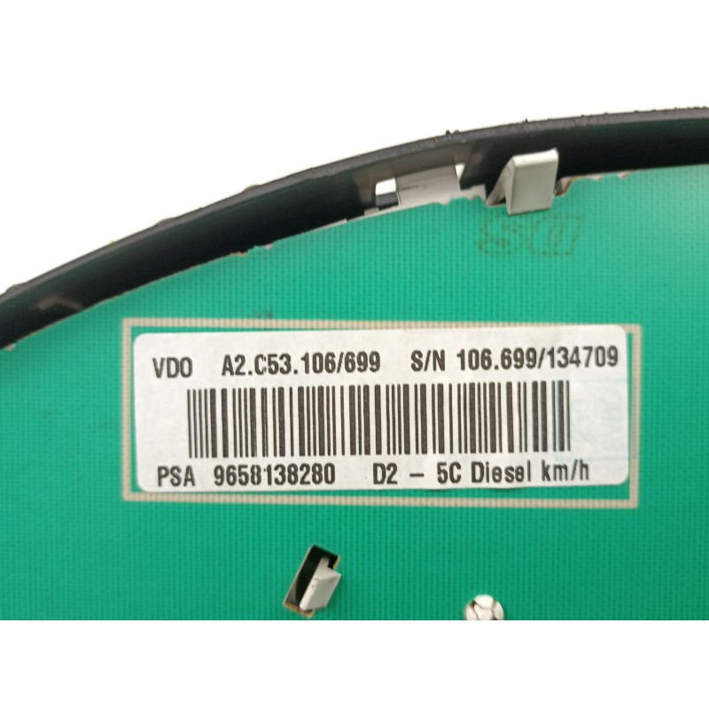 Recambio de cuadro instrumentos para peugeot 407 sw 2.0 hdi d-rhr 6velocidades referencia OEM IAM 9658138280 A2C53106699 