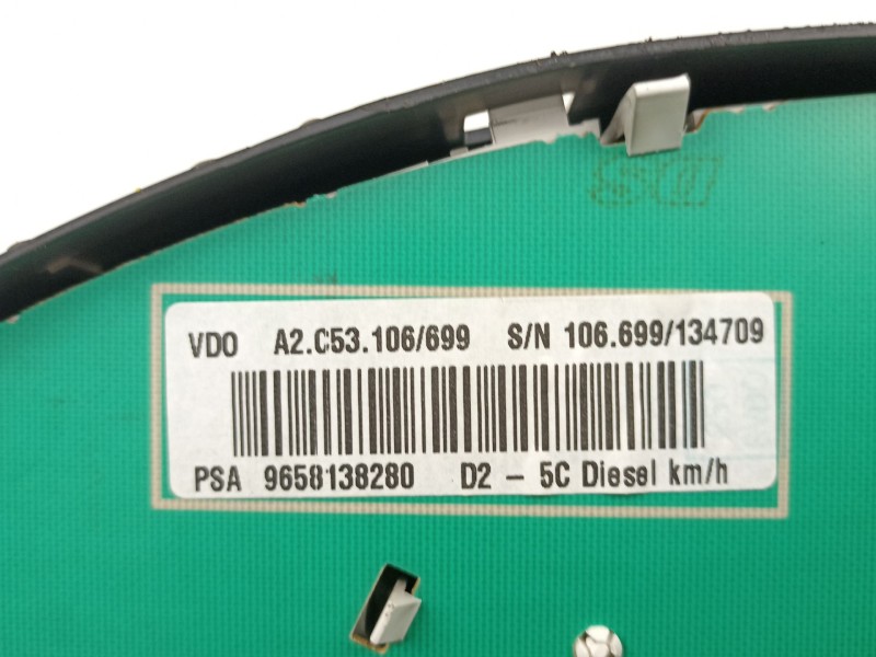 Recambio de cuadro instrumentos para peugeot 407 sw 2.0 hdi d-rhr 6velocidades referencia OEM IAM 9658138280 A2C53106699 