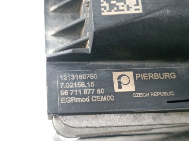 Recambio de valvula egr para peugeot 308 1.6hdi 9h05 112cv 6velocidades referencia OEM IAM 9671187780 70215615 