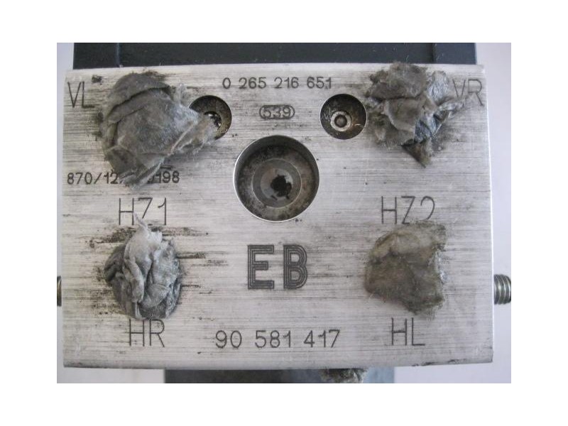 Recambio de abs : opel astra : 1.6 g -x16xel (100,64cv) 4p [1999] para opel astra 1.6 g -x16xel referencia OEM IAM 0265216651  