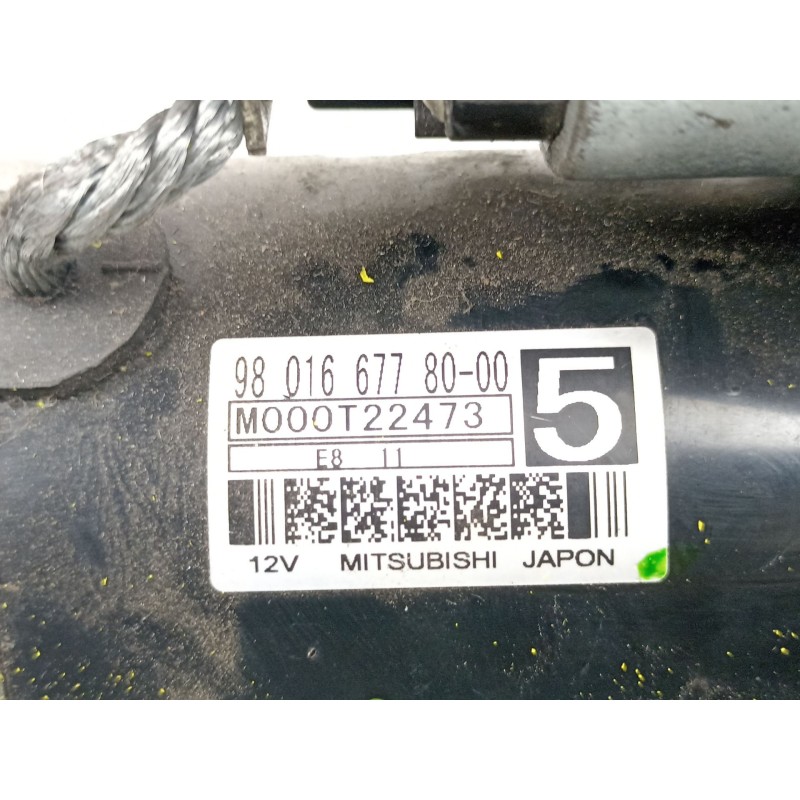 Recambio de motor arranque para citroën c4 1.6 hdi referencia OEM IAM 9801667780 M000T22473 
