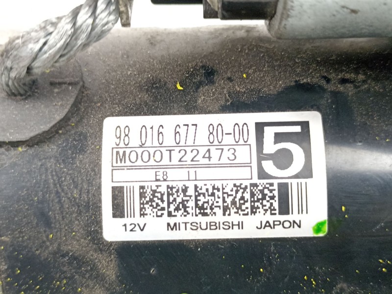 Recambio de motor arranque para citroën c4 1.6 hdi referencia OEM IAM 9801667780 M000T22473 