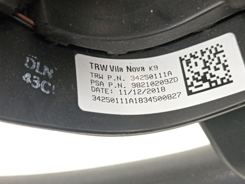 Recambio de volante para citroën berlingo (er_, ec_) 1.5 bluehdi 100 referencia OEM IAM 98210209ZD  
