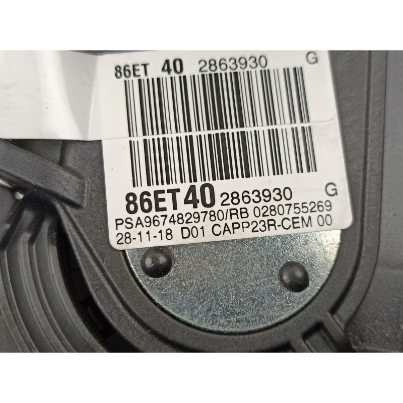 Recambio de potenciometro aceleracion para citroën berlingo (er_, ec_) 1.5 bluehdi 100 referencia OEM IAM 9674829780 0280755269 