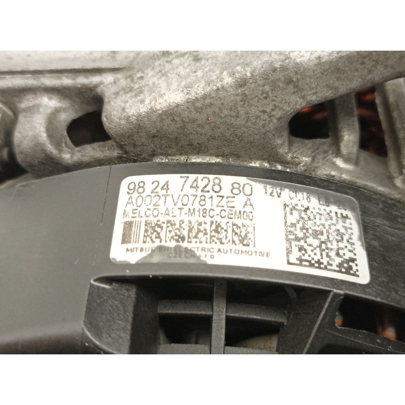 Recambio de alternador para citroën berlingo (er_, ec_) 1.5 bluehdi 100 referencia OEM IAM 9824742880 A002TV0781ZE 