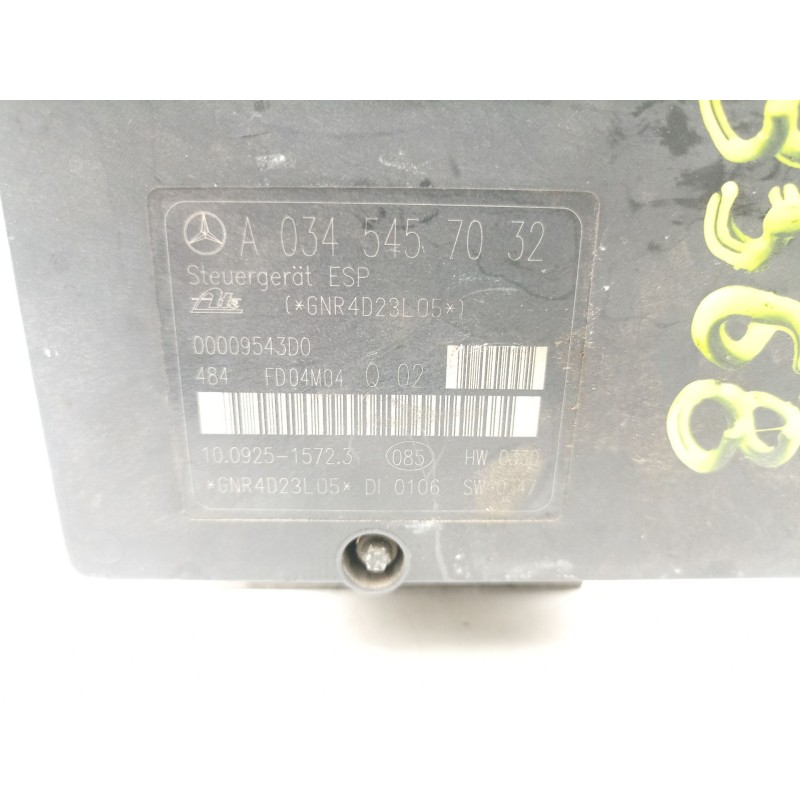 Recambio de abs para mercedes-benz clase c (w203) c 220 cdi (203.008) referencia OEM IAM A0054311512 10020404184 