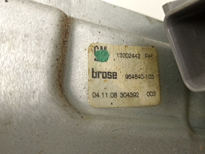 Recambio de elevalunas trasero derecho para opel insignia a (g09) 2.0 cdti (68) referencia OEM IAM 13302442  