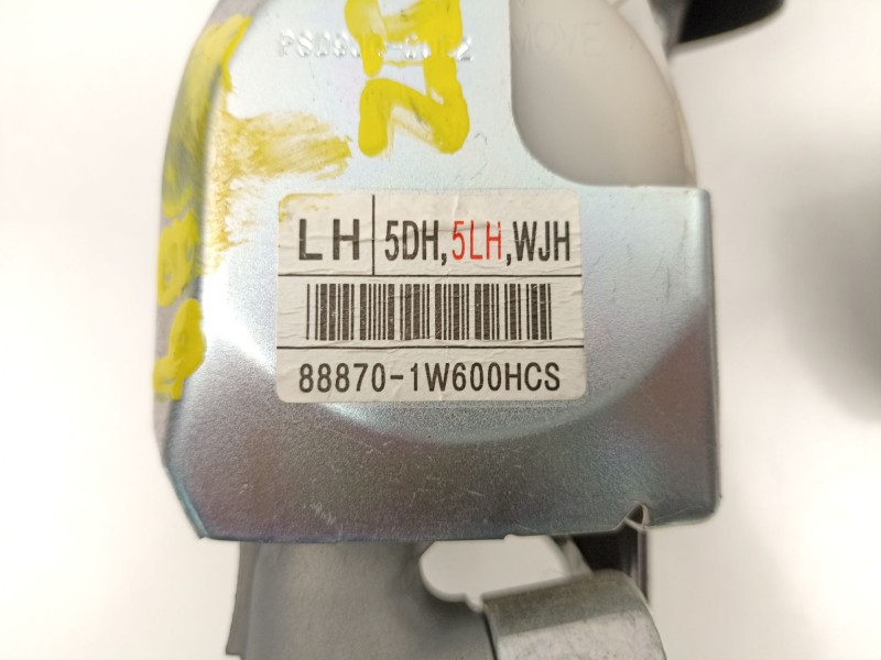 Recambio de cinturon seguridad delantero izquierdo para kia rio iii (ub) 1.2 cvvt referencia OEM IAM 888701W600  