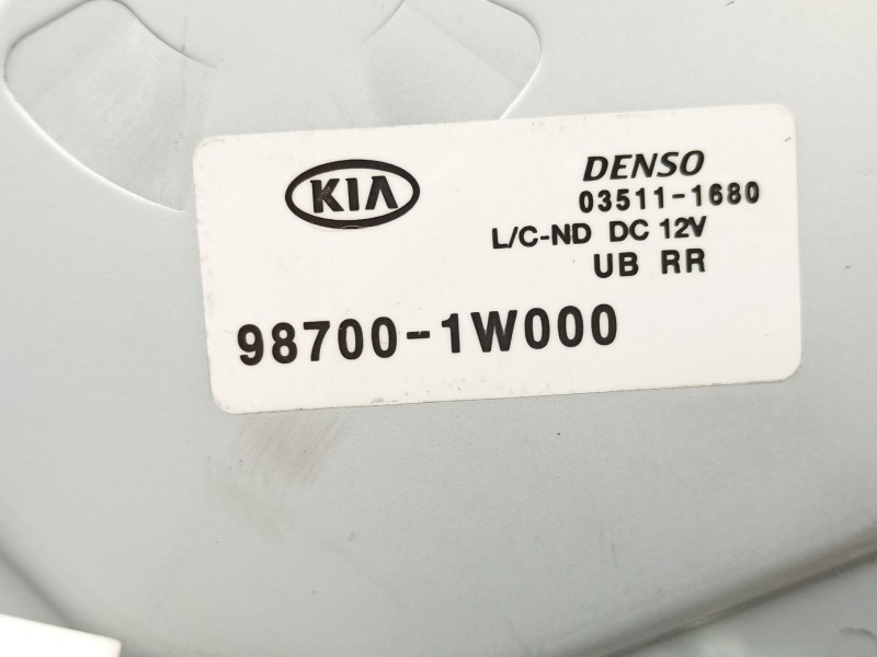 Recambio de motor limpia trasero para kia rio iii (ub) 1.2 cvvt referencia OEM IAM 987001W000 035111680 