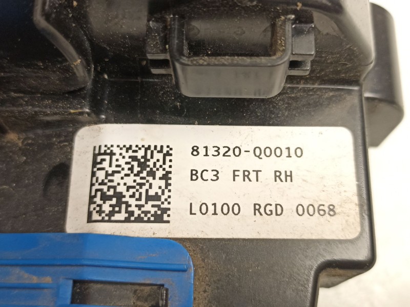 Recambio de cerradura puerta delantera derecha para hyundai i20 iii (bc3, bi3) 1.2 referencia OEM IAM 81320Q0010  