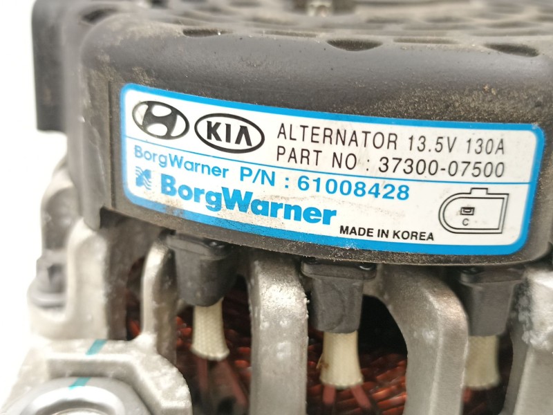 Recambio de alternador para hyundai i20 iii (bc3, bi3) 1.2 referencia OEM IAM 3730007500 61008428 