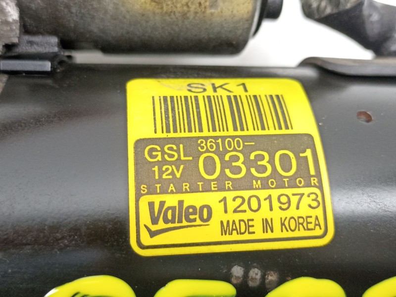 Recambio de motor arranque para kia rio iii (ub) 1.2 cvvt referencia OEM IAM 3610003301 1201973 