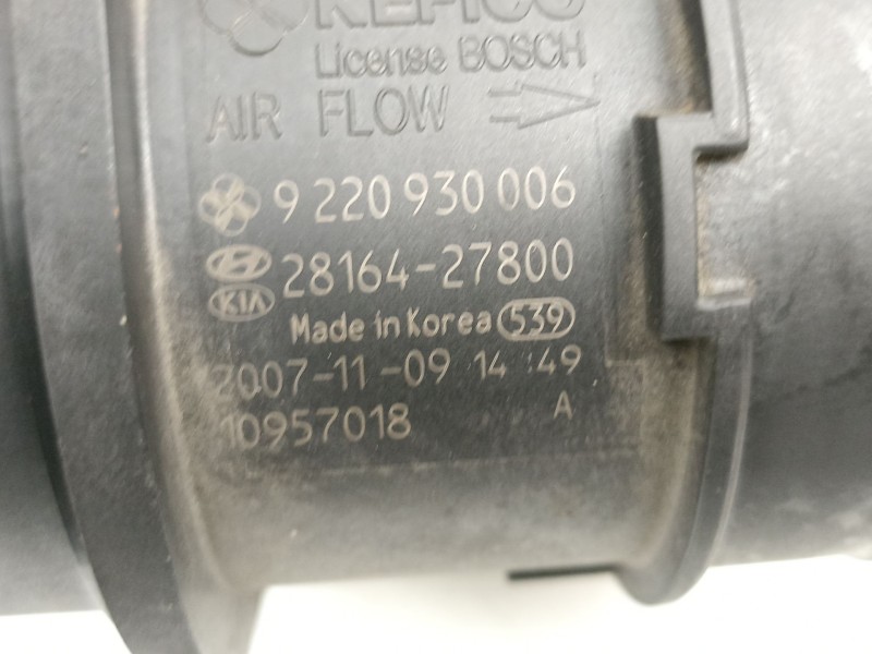 Recambio de caudalimetro para hyundai santa fé ii (cm) 2.2 crdi 4x4 referencia OEM IAM 2816427800 9220930006 
