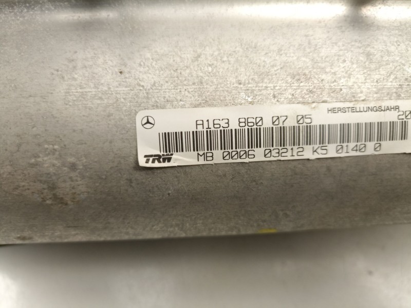 Recambio de airbag copiloto para mercedes-benz clase m (w163) ml 270 cdi (163.113) referencia OEM IAM A1638600705  