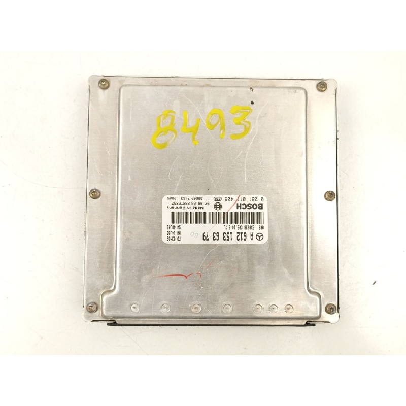 Recambio de centralita para mercedes-benz clase m (w163) ml 270 cdi (163.113) referencia OEM IAM A6121536379 0281011408 