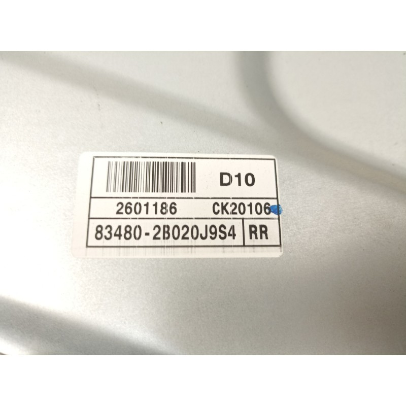 Recambio de elevalunas trasero derecho para hyundai santa fé ii (cm) 2.2 crdi 4x4 referencia OEM IAM 834802B020  