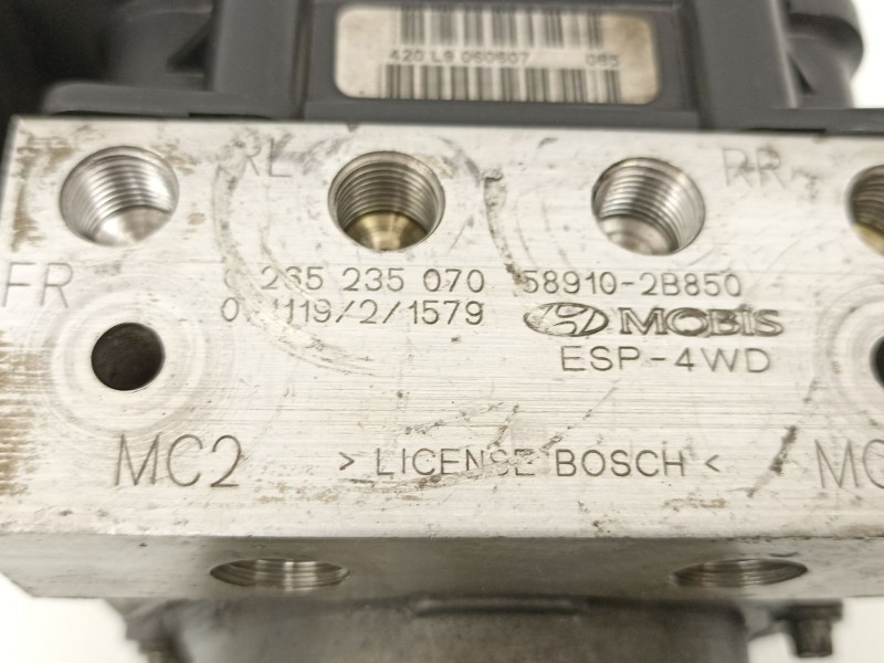 Recambio de abs para hyundai santa fé ii (cm) 2.2 crdi 4x4 referencia OEM IAM 589102B850 0265235070 