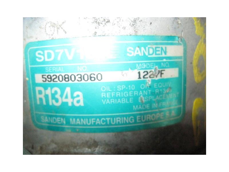 Recambio de aire acondicionado : peugeot partner : 1.9 d [2000] para peugeot partner 1.9 d referencia OEM IAM SD7V16-R134A  