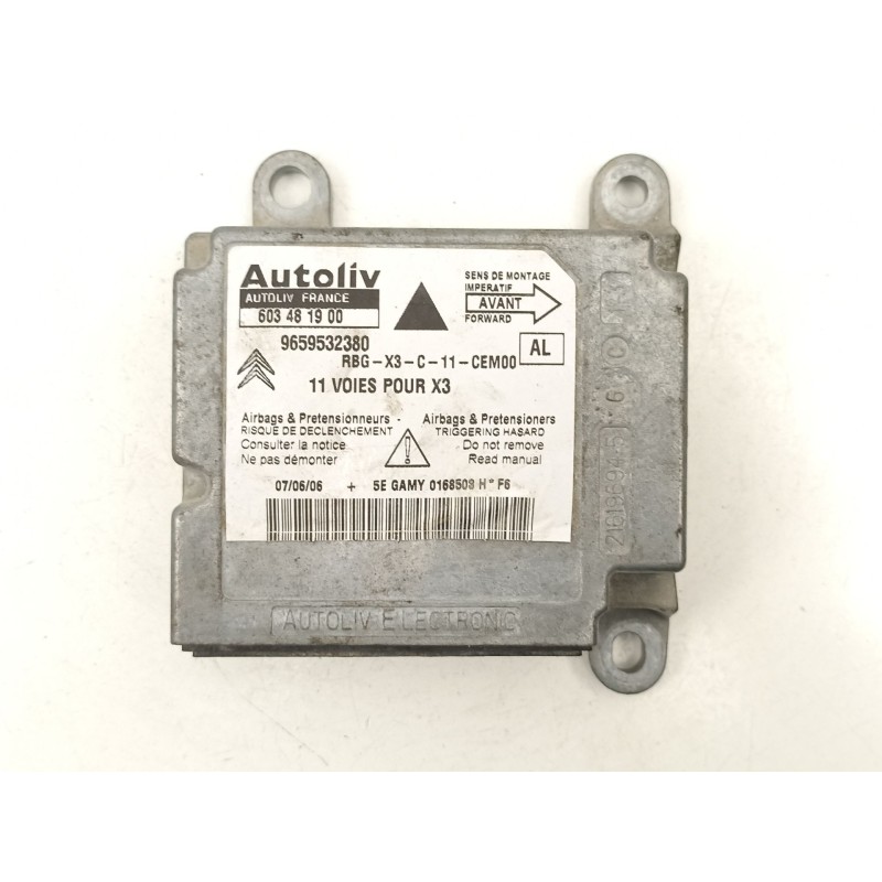 Recambio de centralita airbag para citroën c5 1.6 hdi referencia OEM IAM 9659532380 603481900 
