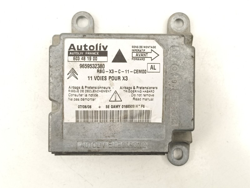 Recambio de centralita airbag para citroën c5 1.6 hdi referencia OEM IAM 9659532380 603481900 