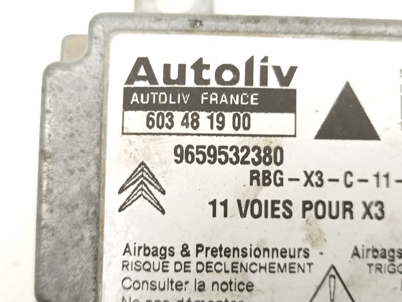 Recambio de centralita airbag para citroën c5 1.6 hdi referencia OEM IAM 9659532380 603481900 
