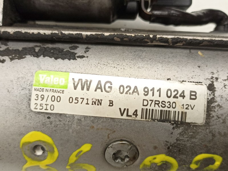 Recambio de motor arranque para audi a3 (8l1) 1.9 tdi referencia OEM IAM 02A911024B D7RS30 
