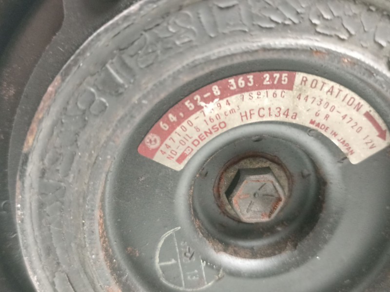 Recambio de compresor aire acondicionado para bmw 5 (e39) 525 tds referencia OEM IAM 64528363275  