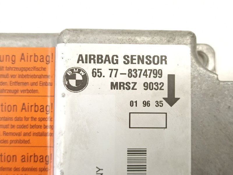 Recambio de centralita airbag para bmw 5 (e39) 525 tds referencia OEM IAM 65778374799  