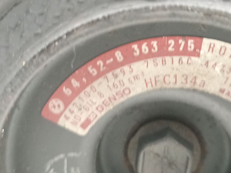 Recambio de compresor aire acondicionado para bmw 525 2.5 tds referencia OEM IAM 64528363275  