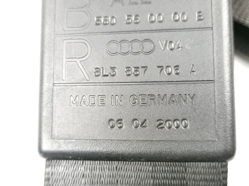 Recambio de cinturon seguridad delantero derecho para audi a3 (8l1) 1.9 tdi referencia OEM IAM 8L3857706A  