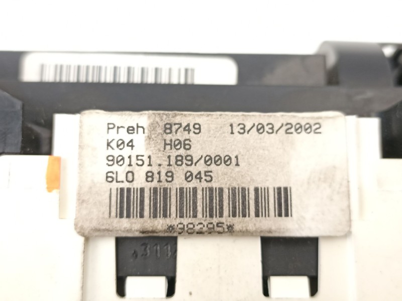 Recambio de mandos calefaccion aire para seat ibiza iii (6l1) 1.2 referencia OEM IAM 6L0819045  