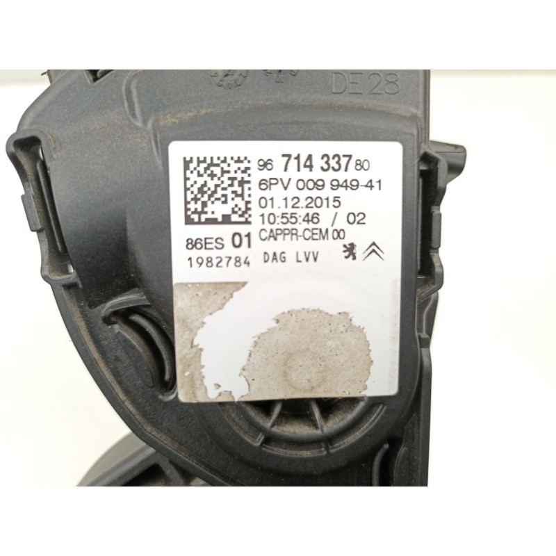 Recambio de potenciometro aceleracion para citroën c3 ii (sc_) 1.2 vti 82 referencia OEM IAM 9671433780 6PV00994941 