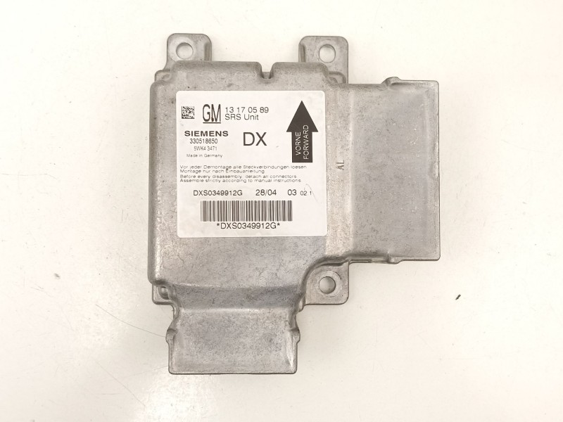 Recambio de centralita airbag para opel vectra c (z02) 1.9 cdti (f69) referencia OEM IAM 13170589 5WK43471 