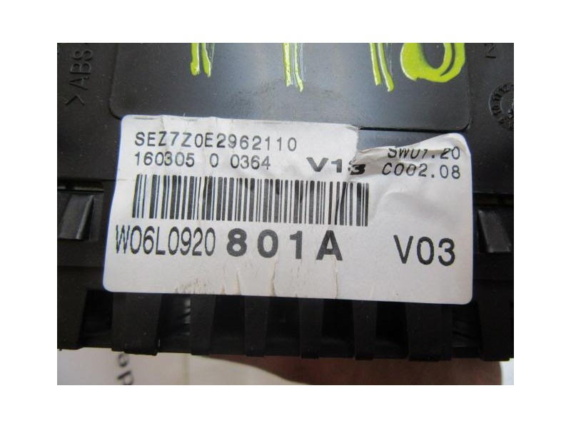 Recambio de cuadro instrumentos : seat cordoba : 1.9 td (100,61cv) [2006] para seat cordoba 1.9 td referencia OEM IAM VDO1100801