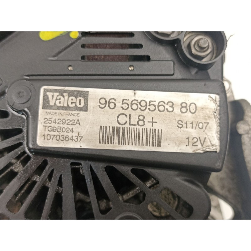 Recambio de alternador para peugeot 206+ (2l_, 2m_) 1.4 i (2lkfwa, 2mkfwa) referencia OEM IAM 9656956380 TG9B024 