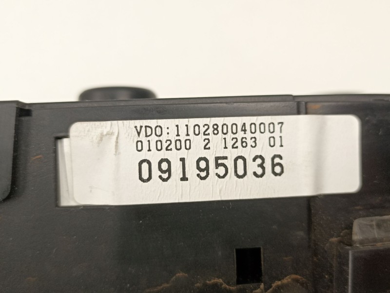 Recambio de cuadro instrumentos para opel zafira a monospace (t98) 1.6 16v (f75) referencia OEM IAM 9195036  